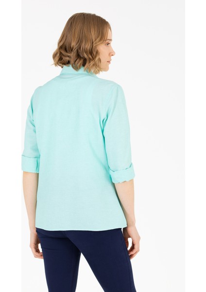 Kadın Mint Gömlek Basic 50262888-VR090 indirimleri