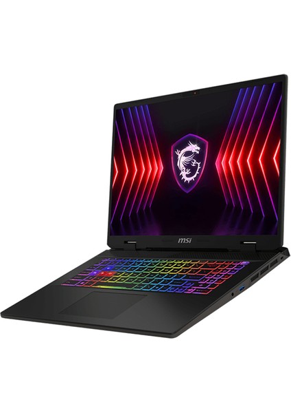 Msı Sword 17 Hx Intel Core I9 14900HX 80GB Ddr5 512GB SSD 8GB/RTX4070/105W 17" 165Hz Fhd+ Freedos Gaming Laptop B14VGKGF11 + Zettaçanta