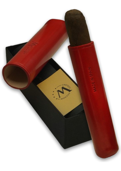 Gerçek Deri El Yapımı Puro Kılıfı Tekli (65 Ring) Paris fırsatları