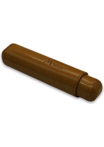 Gerçek Deri El Yapımı Puro Kılıfı Tekli (65 Ring) Munich