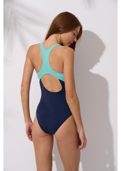 Sırtı Açık Yüzücü Mayo Lacivert 241145 fiyatları
