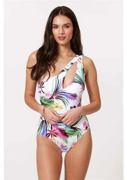 Tek Omuz Mayo Desenli 217136