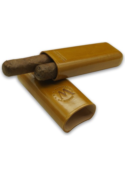 Gerçek Deri El Yapımı Puro Kılıfı Ikili (52 Ring) Munich fiyatları