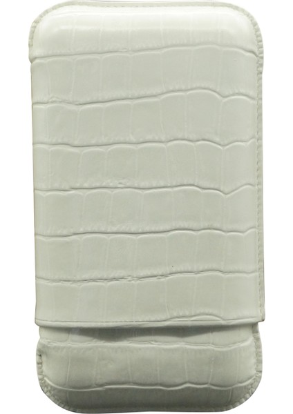 Gerçek Deri El Yapımı Puro Kılıfı Üçlü (60 Ring) Croco Nieve fiyatları