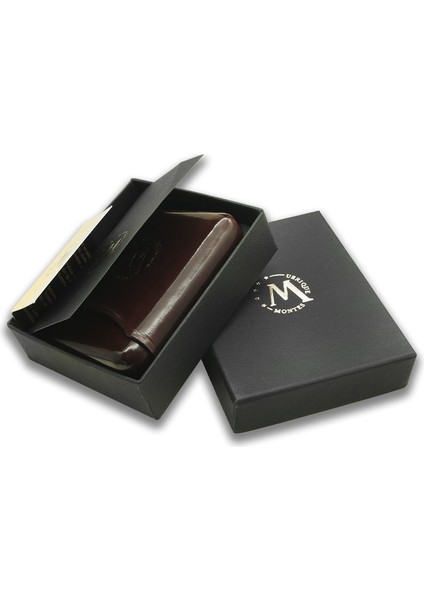 Gerçek Deri El Yapımı Toscano Puro Kılıfı Dörtlü (36 Ring) Viena modelleri