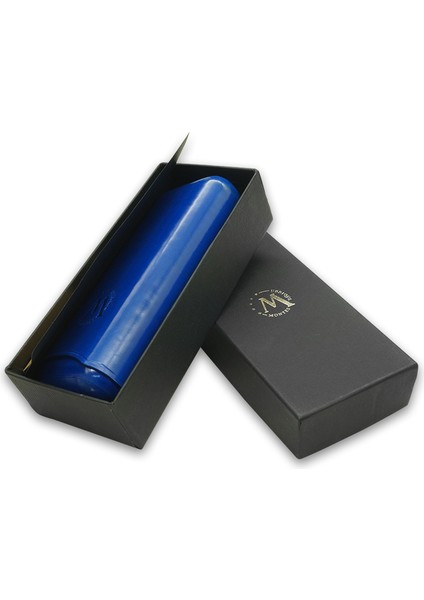 Gerçek Deri El Yapımı Puro Kılıfı Ikili (65 Ring) Monaco modelleri