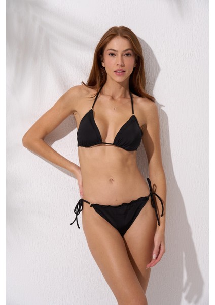 Üçgen Bikini Takım Siyah 241263