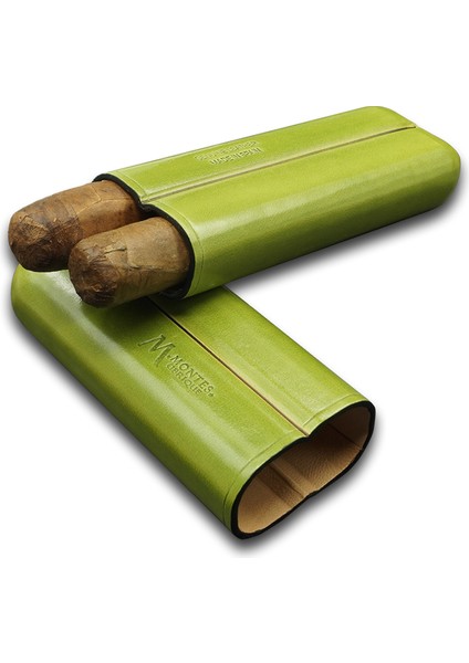 Gerçek Deri El Yapımı Puro Kılıfı Ikili (52 Ring) Grass fiyatları