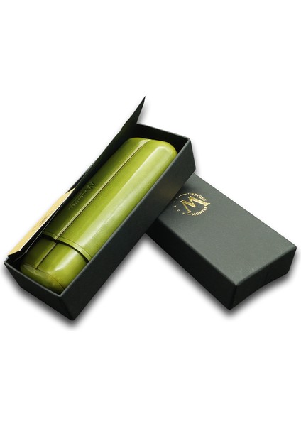 Gerçek Deri El Yapımı Puro Kılıfı Ikili (52 Ring) Grass modelleri