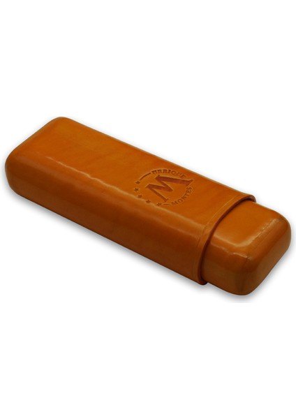 Gerçek Deri El Yapımı Puro Kılıfı Ikili (52 Ring) Amsterdam