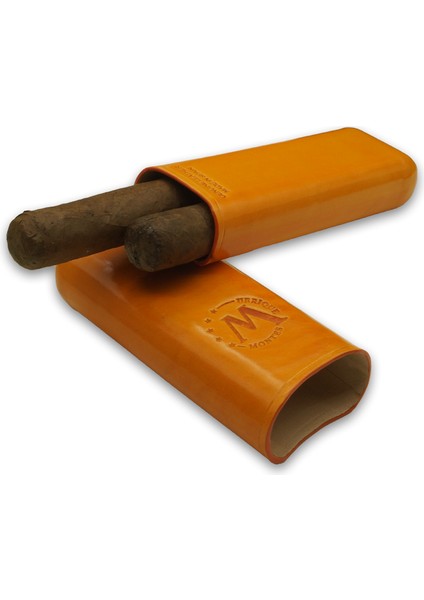 Gerçek Deri El Yapımı Puro Kılıfı Ikili (52 Ring) Amsterdam fiyatları