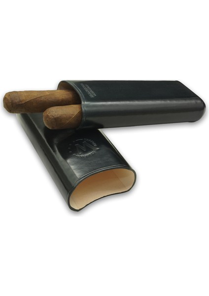 Gerçek Deri El Yapımı Puro Kılıfı Ikili (65 Ring) Londres fiyatları