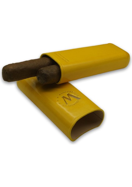 Gerçek Deri El Yapımı Puro Kılıfı Ikili (52 Ring) Bali fiyatları