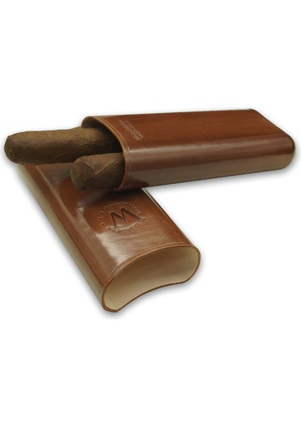 Gerçek Deri El Yapımı Puro Kılıfı Ikili (65 Ring) Roma fiyatları