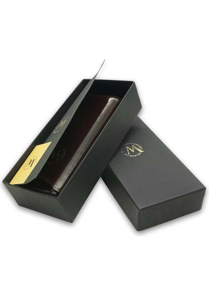 Gerçek Deri El Yapımı Puro Kılıfı Ikili (65 Ring) Viena modelleri