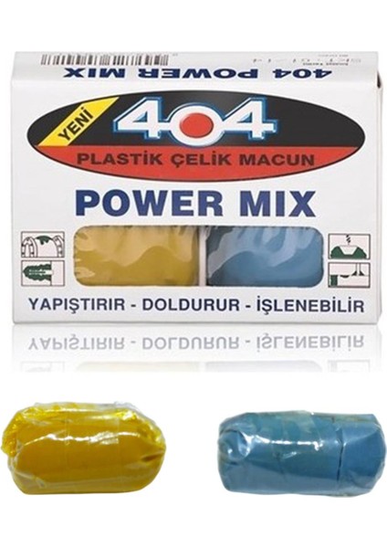 Metal Plastik Seramik Çelik 404 Yapıştırıcı Doldurur Işlenir Boyanabilir Güçlü Hamur Yapıştırıcı