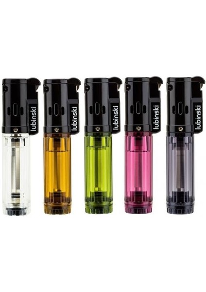 Cigar Basic Slim Tek Torch Puro Çakmağı Yeşil