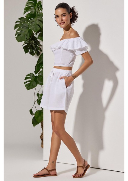 Mini Şort Double Face Müslin Kumaş fiyatları