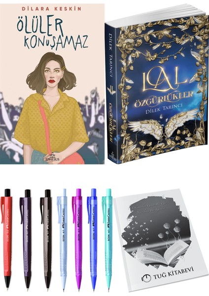 Lal Özgürlükler 2 ve Ephesus Yayınları Ölüler Konuşamaz Dilara Keskin 2li Set + Hediyeli