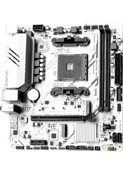 Jgınyue B350M-PLUS Amd B350 Chıpset Ddr4 4000 Mhz(Oc) Matx Am4 Gamıng Anakart