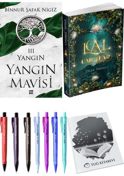 Lal Umutlar 1 ve Dokuz Yayınları Yangın Mavisi 3 Yangın Binnur Şafak Nigiz