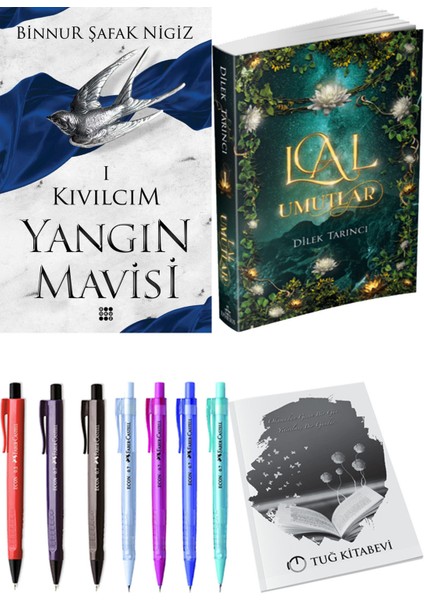 Lal Umutlar 1 ve Dokuz Yayınları Yangın Mavisi 1 Kıvılcım Binnur Şafak Nigiz