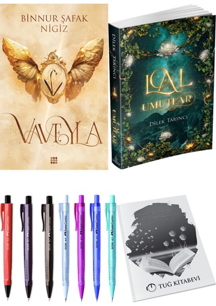 Lal Umutlar 1 ve Dokuz Yayınları Vaveyla 1 Sönmüş Binnur Şafak Nigiz 2li Set