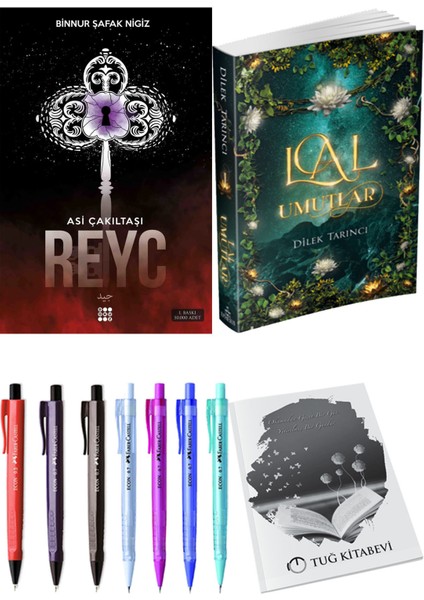 Lal Umutlar 1 ve Dokuz Yayınları Asi Çakıltaşı 2 Reyc Binnur Şafak Nigiz 2li Set