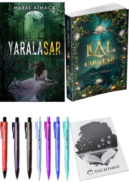 Lal Umutlar 1 ve Ephesus Yayınları Yaralasar 2 Maral Atmaca 2li Set