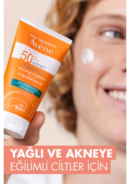 Cleanance Solaire Spf 50 - Yağlı ve Akneli Ciltler İçin Güneş Koruma Kremi 50 ml