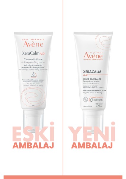 XeraCalm A.D Yatıştırıcı Nemlendirici Krem 200 ml