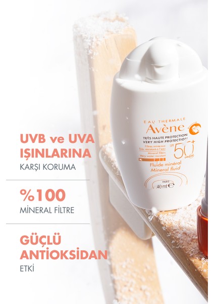 Fluide Mineral Güneş Koruyucu Spf 50 40 ml