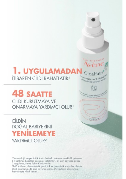 Hassas Ciltler Için Sprey 100 ml