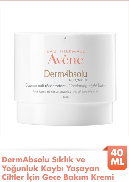 DermAbsolu Canlandırıcı ve Sıkılaştırıcı Gece Bakım Balsamı 40  ml