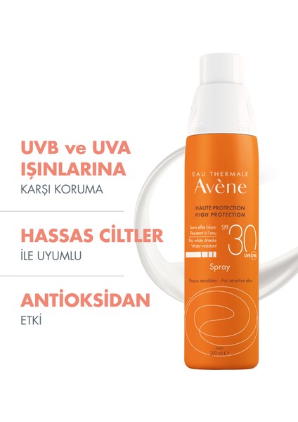 Hassas Ciltler Için Güneş Koruyucu Sprey Spf 30 200 ml