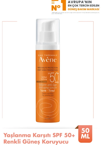 Solaire Hassas Cilt Yaşlanma Karşıtı Güneş Kremi Spf 50 50 ml