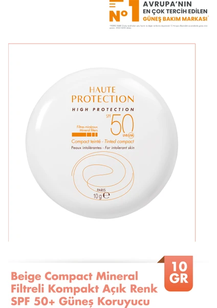 Compact Sable Kapatıcı Krem Açık Renk Spf 50 10 g