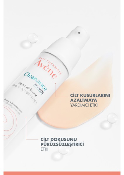 Cleanance Women Gece Bakım Kremi 30 ml