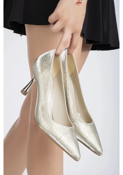 Ithal Malzeme Özel Üretim Stiletto ve Çanta Takımı Altın indirimleri