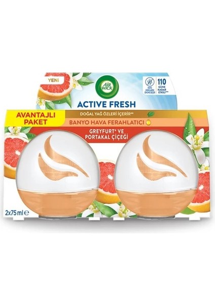 Decosphere Oda Kokusu 2'li Paket Greyfurt ve Portakal Çiçeğİ