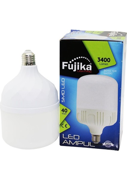 Fujika FLA-145 40W E27 Torch Jumbo Beyaz Smd LED Ampul 3400LÜMEN - 6400K - 30BİN Saat (3791)