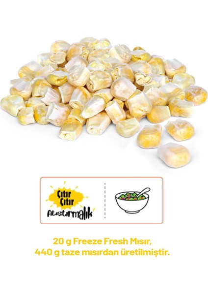 Kukuli Freeze Fresh Mısır 25 g x 7 Adet