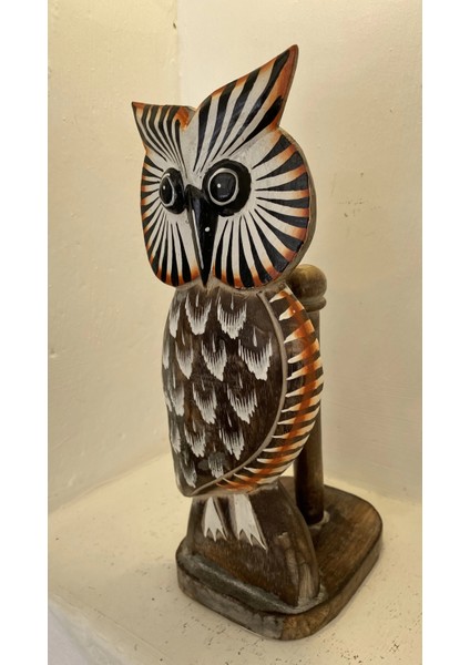 Ahşap Baykuş Kağıt Havluluk modelleri