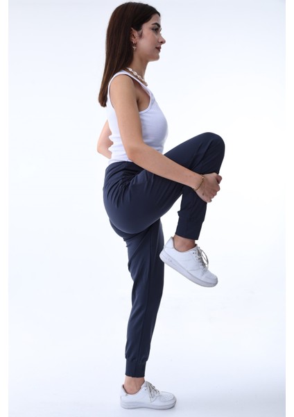 Kadın Yüksek Bel Ultra Esnek Eşofman Altı Jogger Pantolon fırsatları