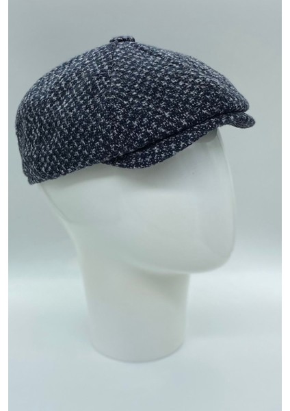 Kışlık Kaşe Ingiliz Stili 8 Parçalı Peaky Blinders Kasket Şapka