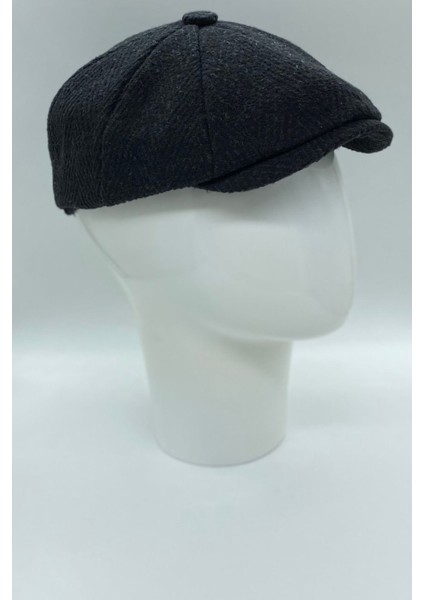 Kışlık Kaşe Ingiliz Stili 8 Parçalı Peaky Blinders Kasket Şapka