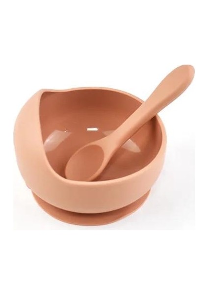 Kase Kendi Kendine Beslenen Eğitim Salyangoz Bebek Anti-Düşme Vantuz Seti Kaşıkla Çocuk Sofra Takımı (Yurt Dışından)