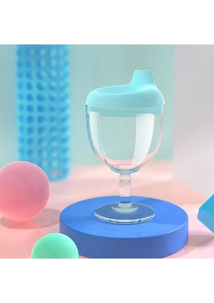 Bebek ve Yürümeye Başlayan Çocuk Için 150 ml Plastik Çocuk Bardağı Öğrenme Içme Şişesi Yaratıcı Şarap Bardağı Şeklinde Süt Suyu Besleme Kadehi Ile Ördek Gagası (Yurt Dışından) fırsatları