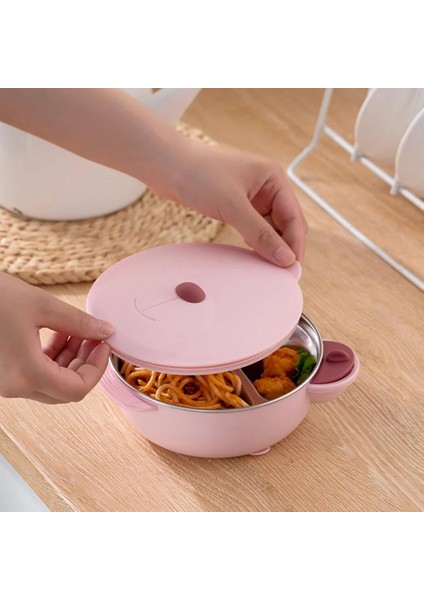 Kase Metal Vantuz Yürümeye Başlayan Bardak Çatal Bıçak Takımı 185X185 cm Besleme Için Kapaklı Paslanmaz Çelik (Yurt Dışından)