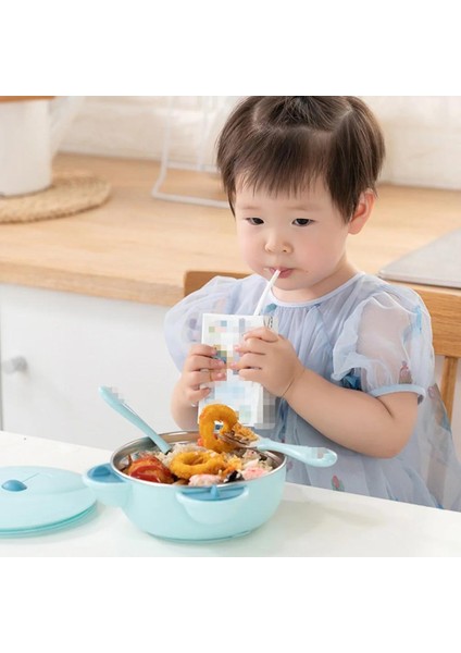 Kase Metal Vantuz Yürümeye Başlayan Bardak Çatal Bıçak Takımı 185X185 cm Besleme Için Kapaklı Paslanmaz Çelik (Yurt Dışından) fiyatları